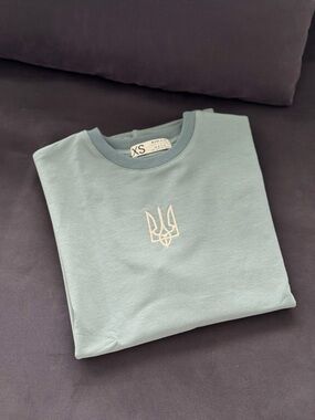 Unisex Olive Short-Sleeve Crewneck Shirt